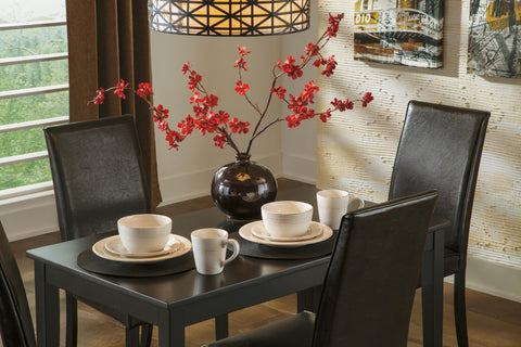 Kimonte Dining Table and 4 Chairs