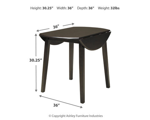 Hammis Dining Table and 2 Chairs
