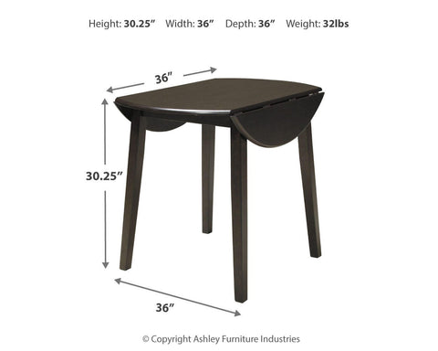 Hammis Dining Drop Leaf Table