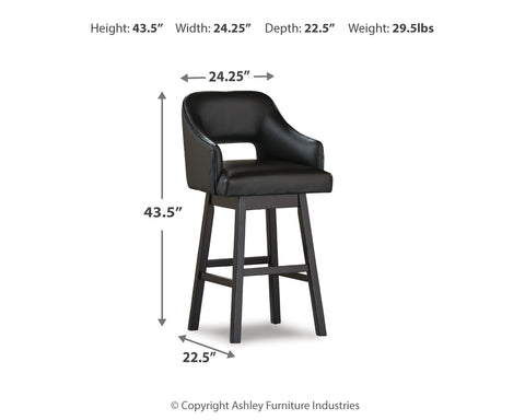Tallenger Bar Height Bar Stool