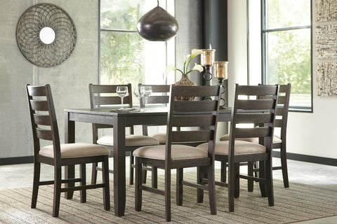 Rokane Dining Table and Chairs (Set of 7)