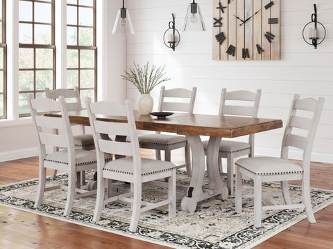 Valebeck Dining Table and 8 Chairs