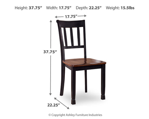 Owingsville Dining Table and 4 Chairs and Bench