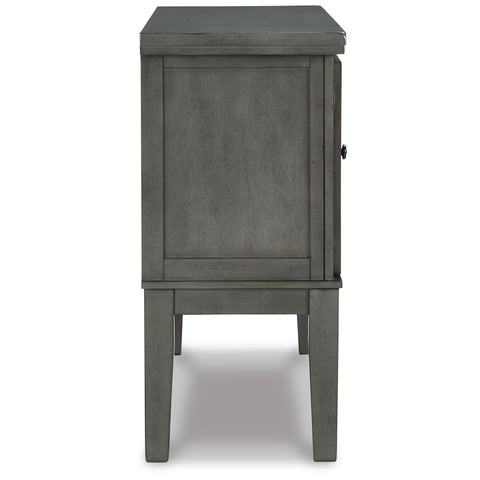 Hallanden Dining Table and 4 Chairs and Bench with Storage