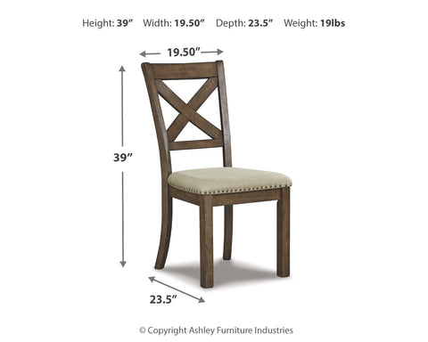 Moriville Dining Table and 6 Chairs with Storage