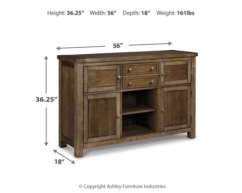 Moriville Counter Height Dining Table and 4 Barstools with Storage