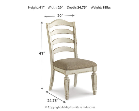 Realyn Dining Table and 8 Chairs