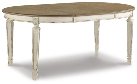 Realyn Dining Table and 4 Chairs