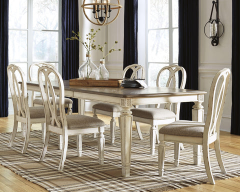 Realyn Dining Table and 6 Chairs