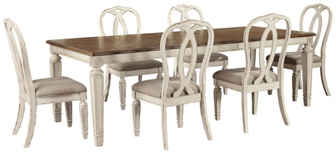 Realyn Dining Table and 6 Chairs