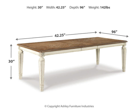 Realyn Dining Extension Table