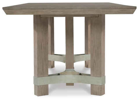 Chrestner Dining Table and 8 Chairs with Storage