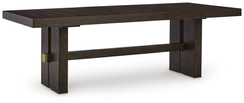 Burkhaus Dining Table and 8 Chairs with Storage