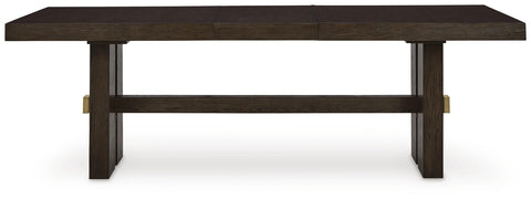 Burkhaus Dining Table and 8 Chairs with Storage