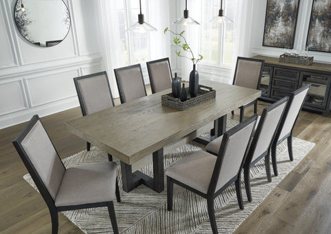 Foyland Dining Table and 8 Chairs