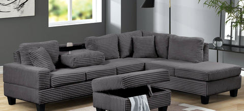 Dark Grey Sectional