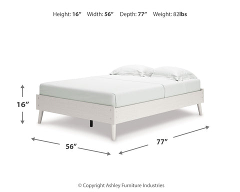 Aprilyn Full Platform Bed with Dresser and 2 Nightstands