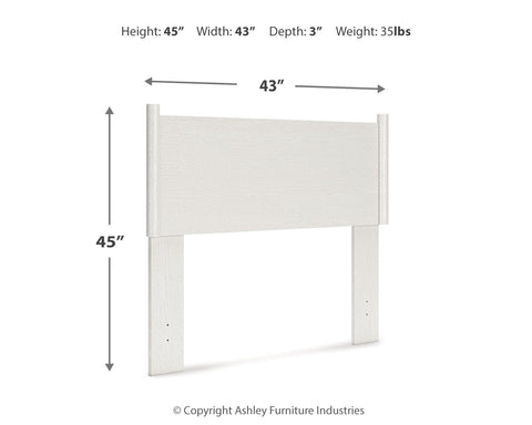 Aprilyn Twin Panel Headboard with Dresser