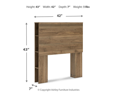 Aprilyn Twin Bookcase Headboard with Dresser