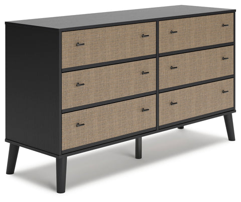 Charlang Full Panel Platform Bed with Dresser and Chest