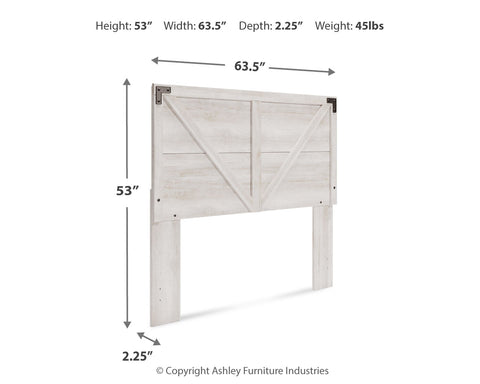 Shawburn Queen Crossbuck Panel Headboard
