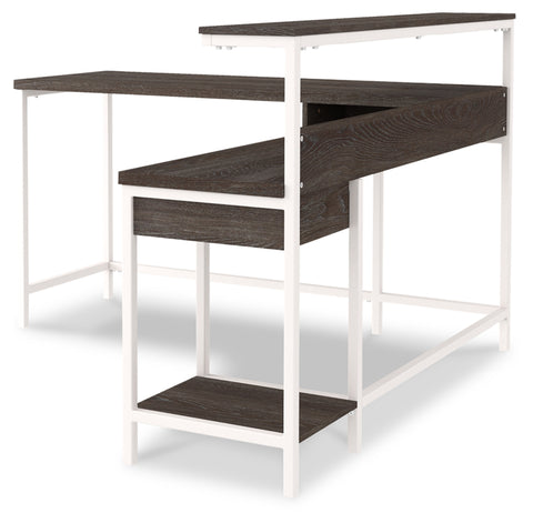 Dorrinson Home Office L-Desk with Storage