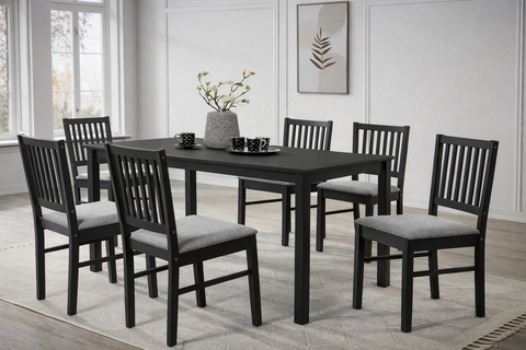 7PC Dining set Gray