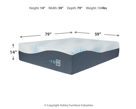 Millennium Cushion Firm Gel Memory Foam Hybrid Mattress with Adjustable Base