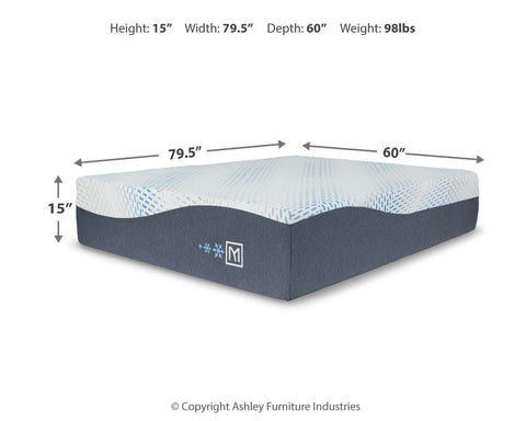 Millennium Luxury Plush Gel Latex Hybrid Mattress with Adjustable Base