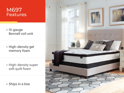Chime 12 Inch Hybrid California King Mattress in a Box