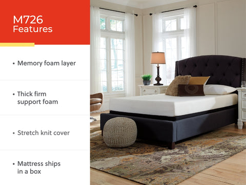 Chime 8 Inch Memory Foam King Mattress in a Box
