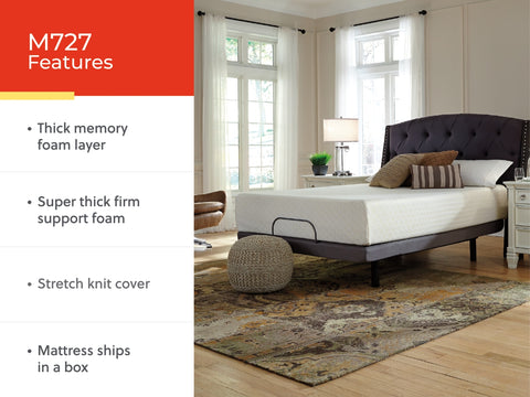 Chime 12 Inch Memory Foam King Mattress in a Box