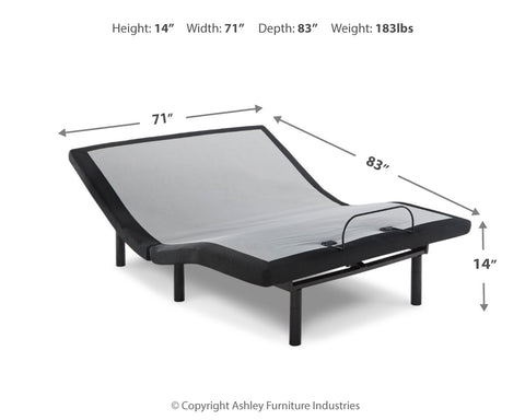 10 Inch Chime Memory Foam Mattress with Adjustable Base