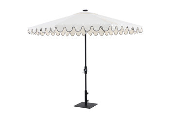 Spring Palms Twist Tilt Umbrella White