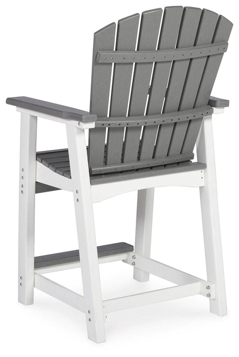Transville Outdoor Counter Height Bar Stool (Set of 2)