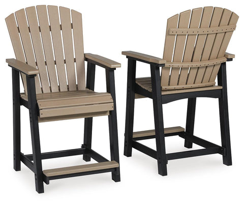 Fairen Trail Outdoor Counter Height Bar Stool (Set of 2)