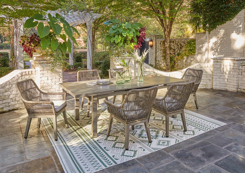 Beach Front Outdoor Dining Table and 6 Chairs