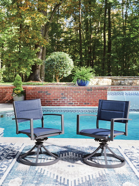 Point Bonita Sling Swivel Chair (2/CN)
