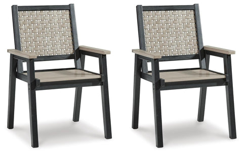 Mount Valley Arm Chair (set Of 2)
