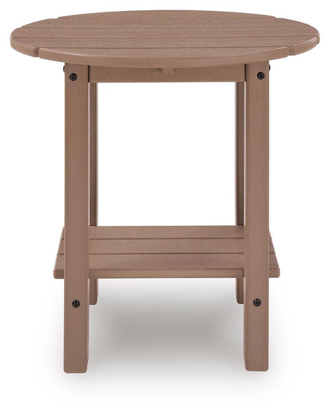 Cliffs Beach Oval End Table