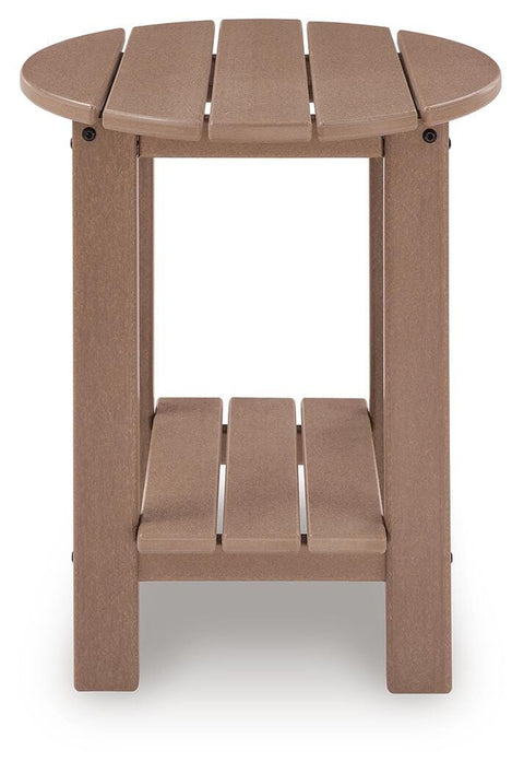 Cliffs Beach Oval End Table