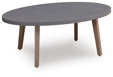 Francis Beach Oval Cocktail Table