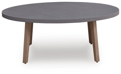 Francis Beach Oval Cocktail Table