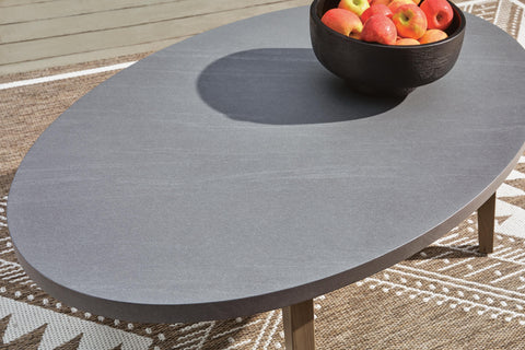 Francis Beach Oval Cocktail Table