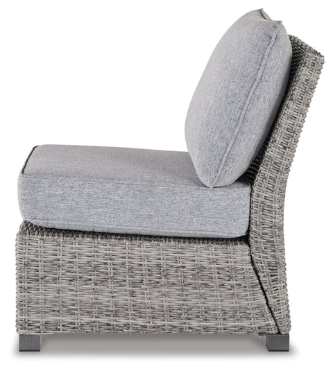 Naples Beach Armless Chair with Cushion