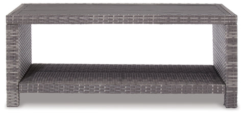 Salem Beach 3-Piece Outdoor Sectional with Chair, Coffee Table and End Table