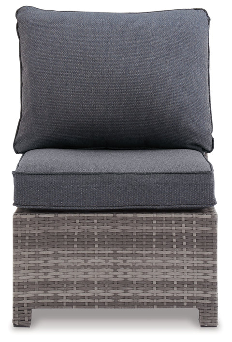 Salem Beach 3-Piece Outdoor Sectional with Chair, Coffee Table and End Table