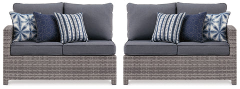 Salem Beach 3-Piece Outdoor Sectional with Chair, Coffee Table and End Table