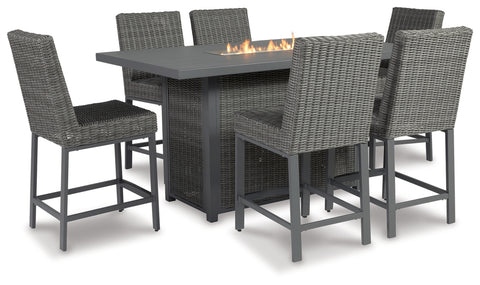 Palazzo Outdoor Fire Pit Table and 4 Chairs