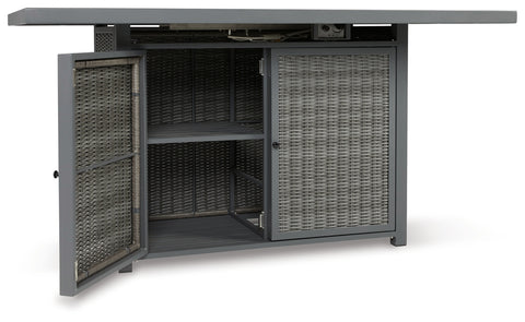 Palazzo Outdoor Fire Pit Table and 4 Chairs